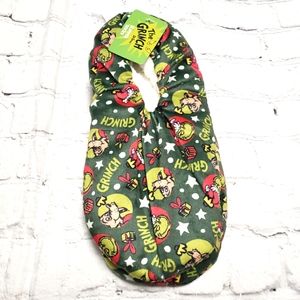 The Grinch Mens Christmas Slippers Socks.